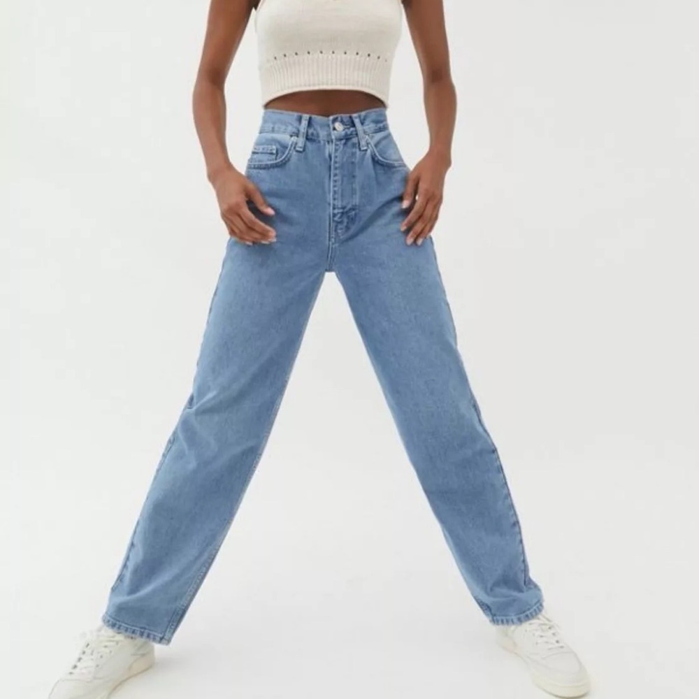 BDG Urban Outfitters High Rise Baggy Cotton Jean Women's Size 27 Lt Wash… - Picture 14 of 16